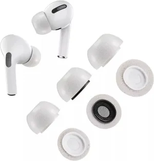 New Bee A3 AirPod Memory Foam Tips - 6 Pairs (Grey)