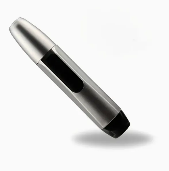 NEW Powerful Cordless Nose Trimmer CIICII Ear and Nose Hair Trimmer - Wet/Dry No Pull No Snag Trimming for Nose, Ear, Body and Eyebrows - Smoother Cutting for Men and Women, Black
