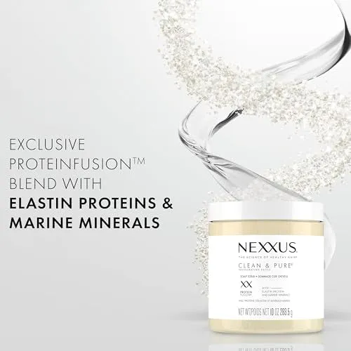 Nexxus Sulfate-Free Hair Scrub To Nourish & Clarify Exfoliating Scalp Scrub Silicone, Dye, & Paraben Free Hair Scrub 283.5g