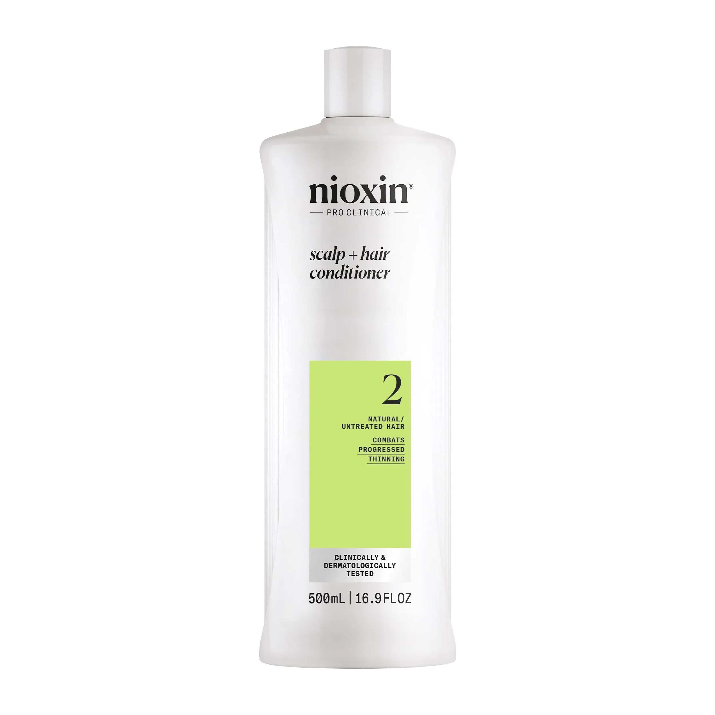Nioxin Scalp   Hair Thickening System 2 Conditioner, For Natural Hair with Progressed Thinning, 16.9 fl oz (Packaging May Vary)