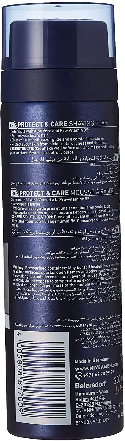 Nivea Men Protect & Care Shaving Foam Aloe Vera & Provitamin B5