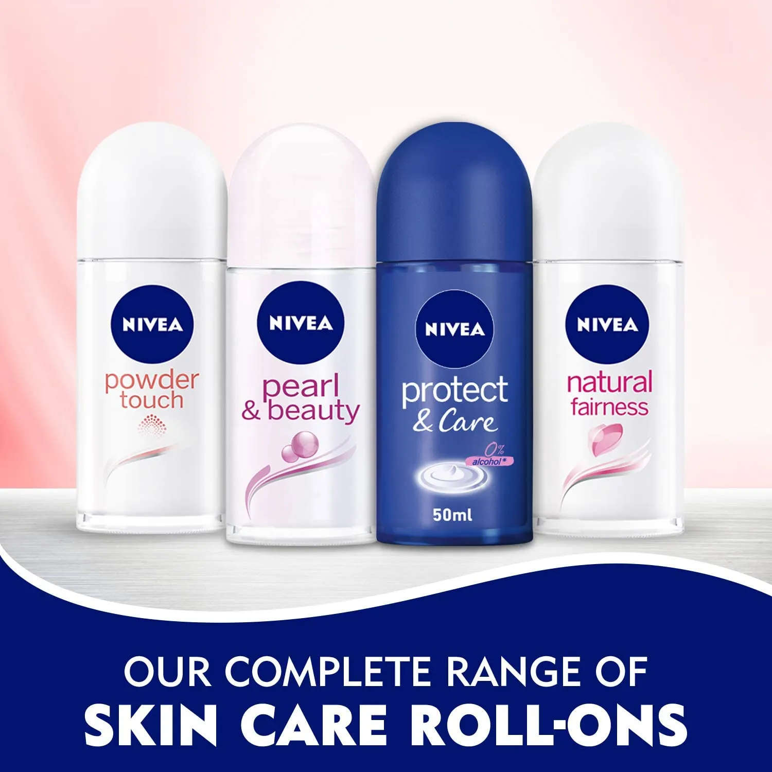 Nivea Pearl & Beauty Antiperspirant For Women Pearl Extracts Roll-on