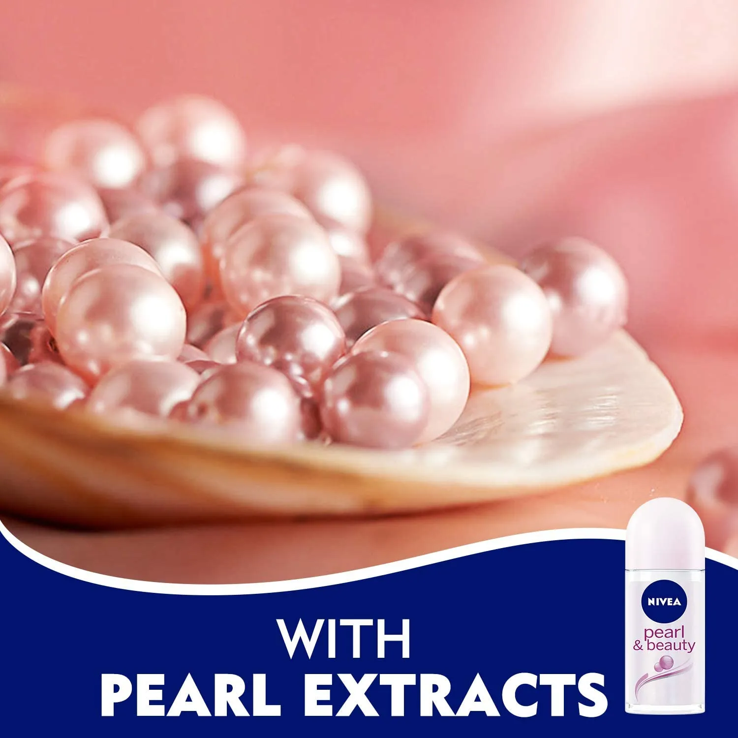 Nivea Pearl & Beauty Antiperspirant For Women Pearl Extracts Roll-on