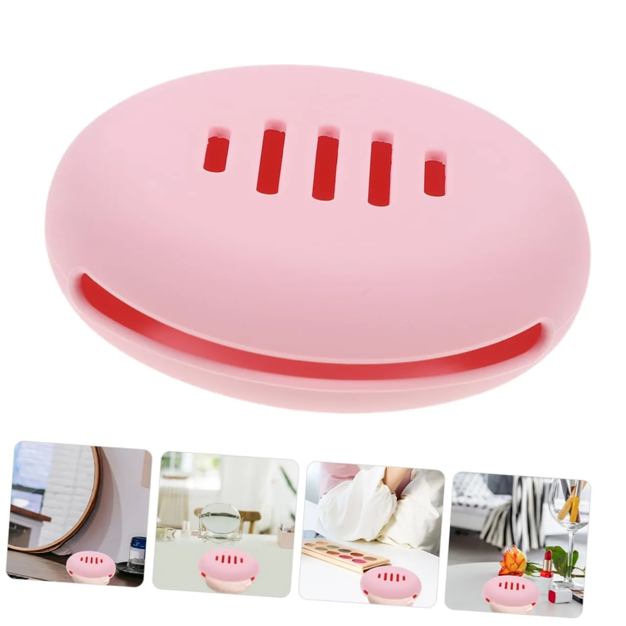 NOLITOY Powder Puff Storage Cover 2pcs Makeup Sponge Case Plastic Cosmetic Pot for Blending Sponges