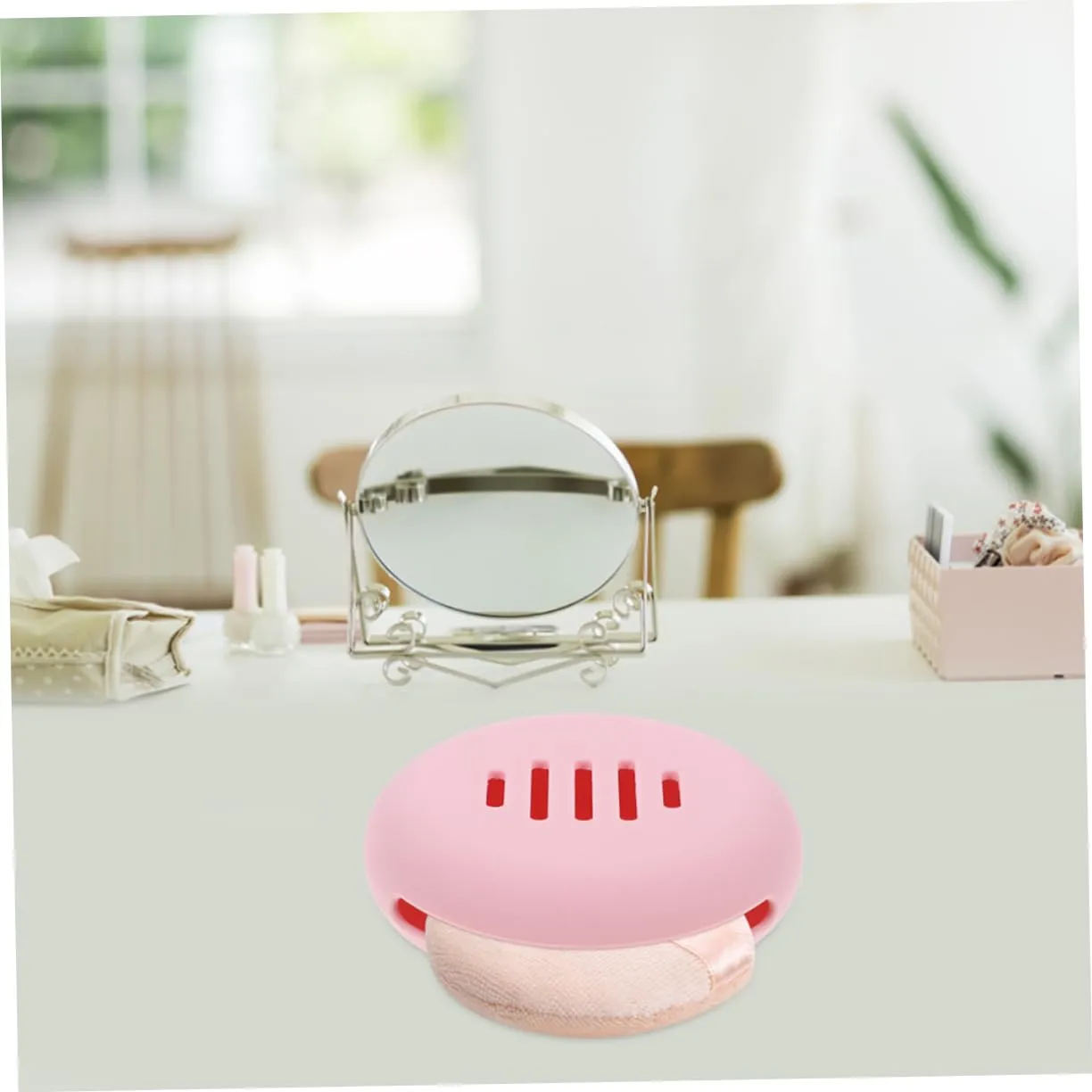 NOLITOY Powder Puff Storage Cover 2pcs Makeup Sponge Case Plastic Cosmetic Pot for Blending Sponges