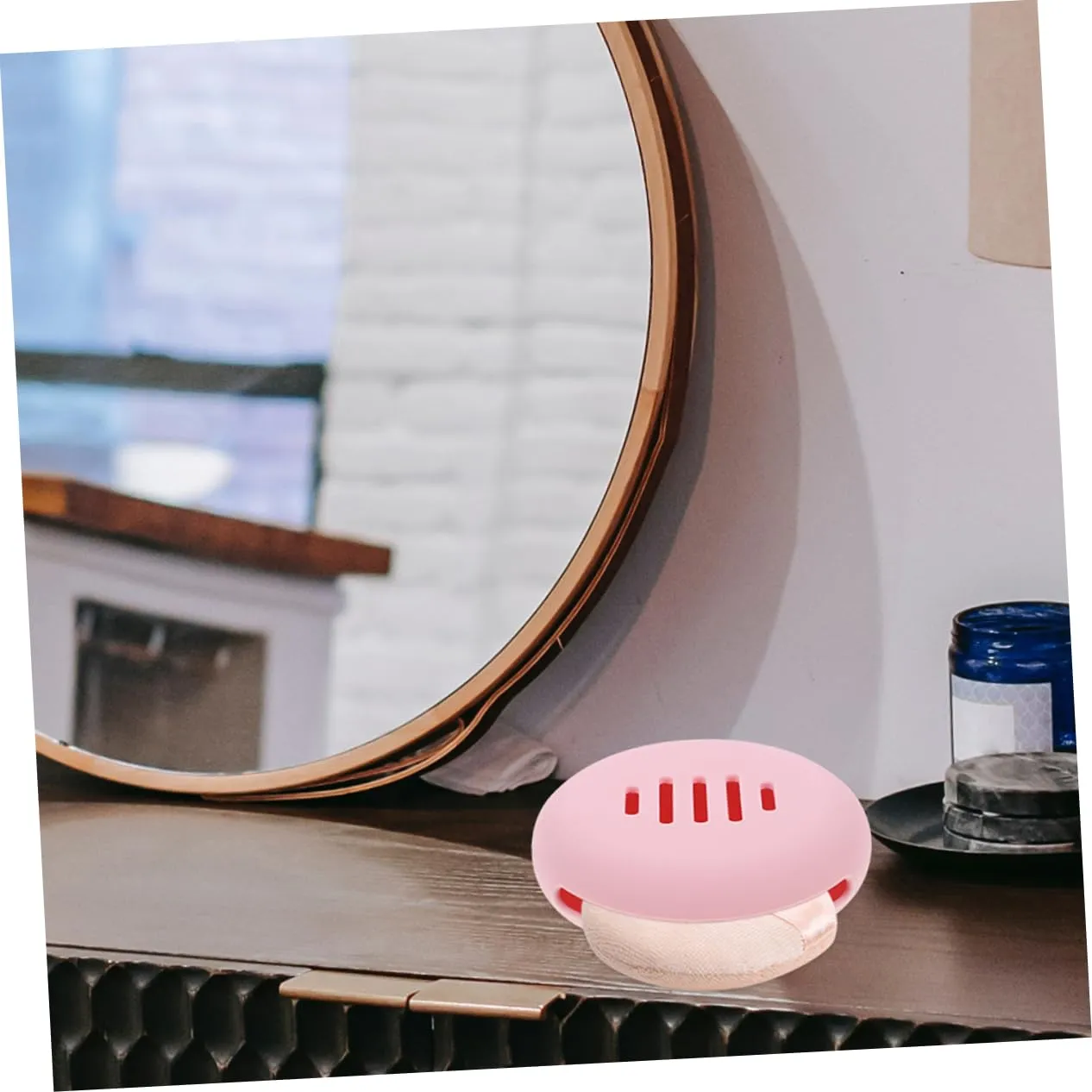 NOLITOY Powder Puff Storage Cover 2pcs Makeup Sponge Case Plastic Cosmetic Pot for Blending Sponges