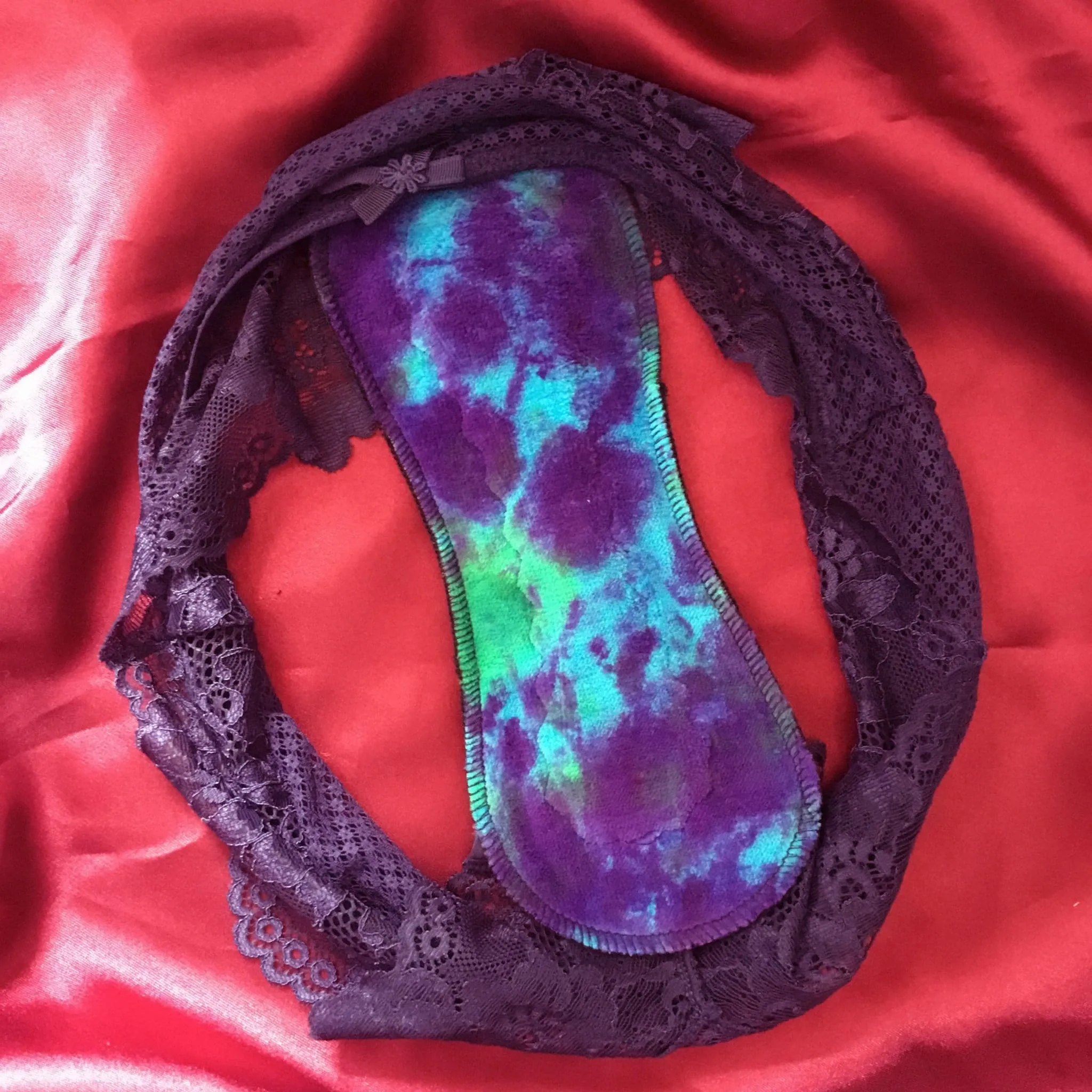 Northern Lights Maxi-Petite Pad - Organic Cotton Velour Reusable Period Pad