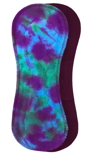 Northern Lights Maxi-Petite Pad - Organic Cotton Velour Reusable Period Pad