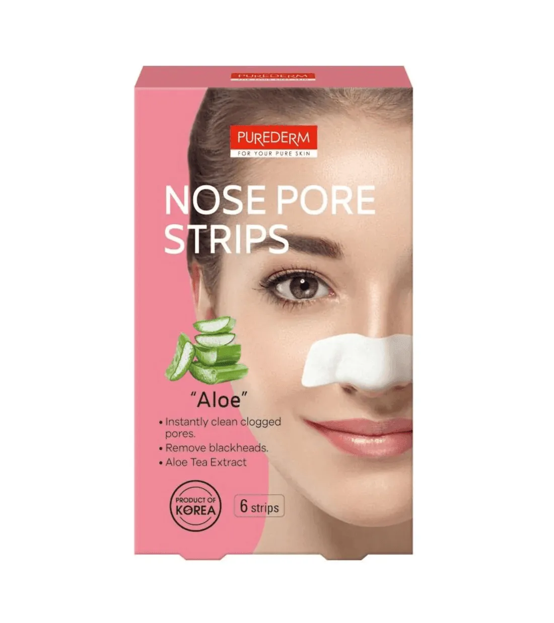 Nose Pore Strips (Aloe) - 6 Strips
