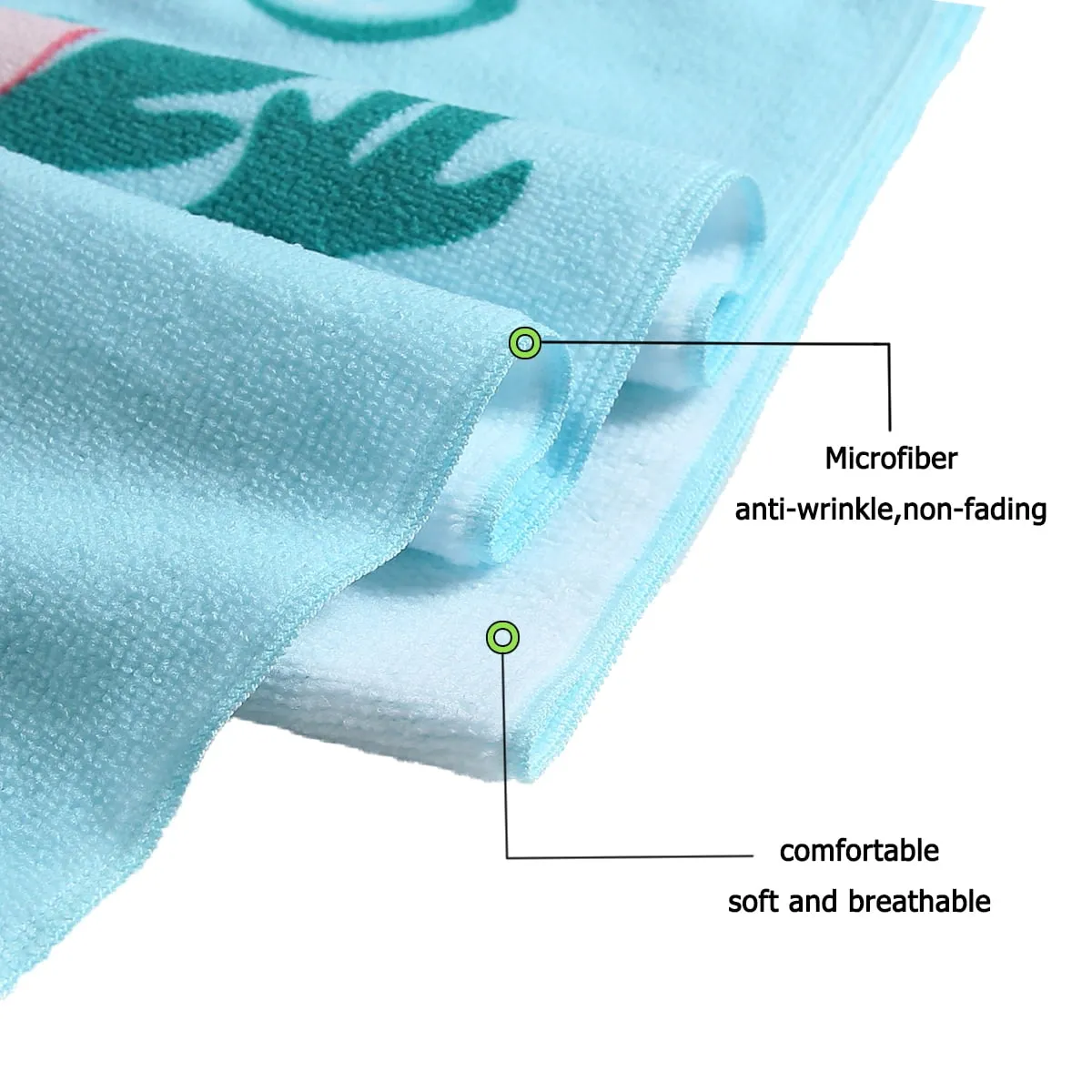 NovForth Mermaid Kids Hooded Beach Towel Pool Bath Towel Soft Absorbent Poncho, 24" x 24", Pink