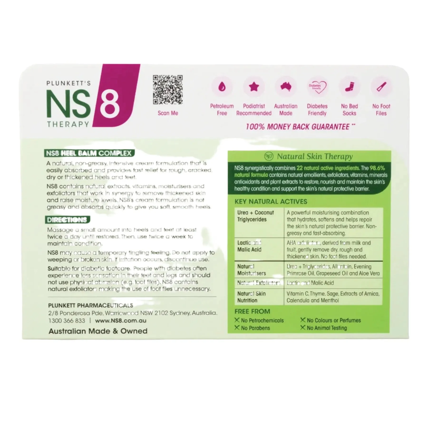 NS 8 Heel Balm Complex 125ml Tube