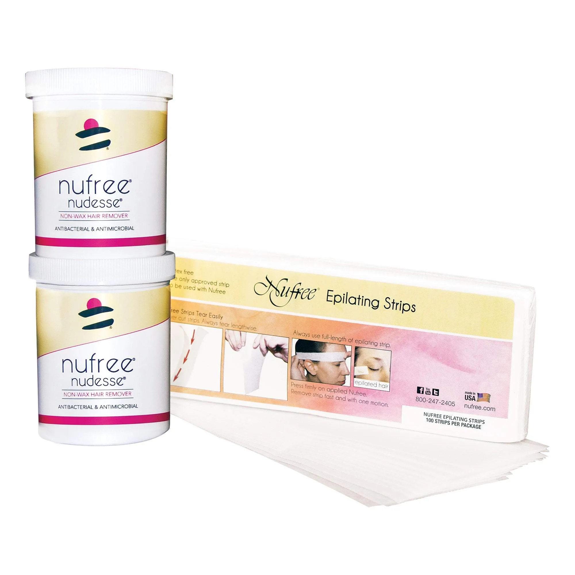 Nufree Buy 3 Get 1 Free, Mini Double Jar Pack, 8 oz