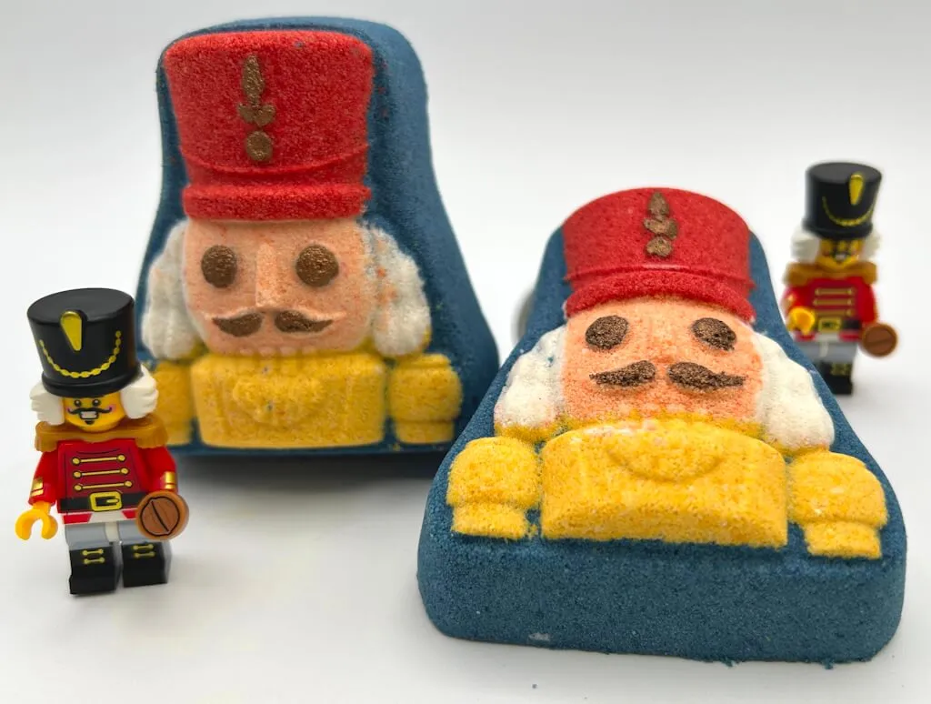 Nutcracker Kids Bath Bomb with Nutcracker Minifigure Inside