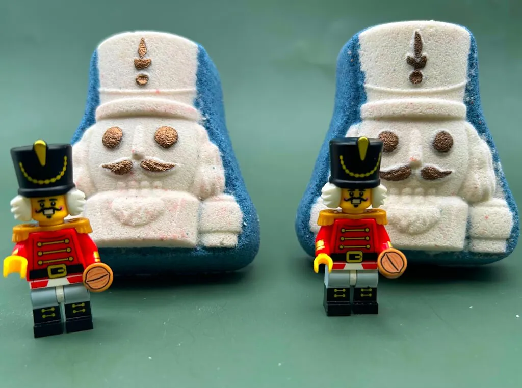 Nutcracker Kids Bath Bomb with Nutcracker Minifigure Inside