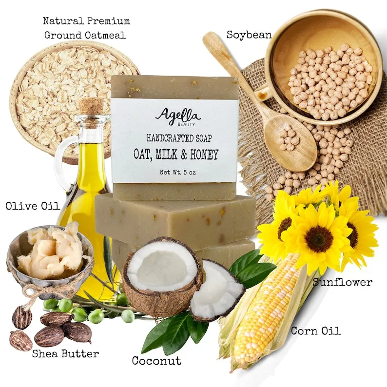 Oatmeal Milk and Honey Bar Soap