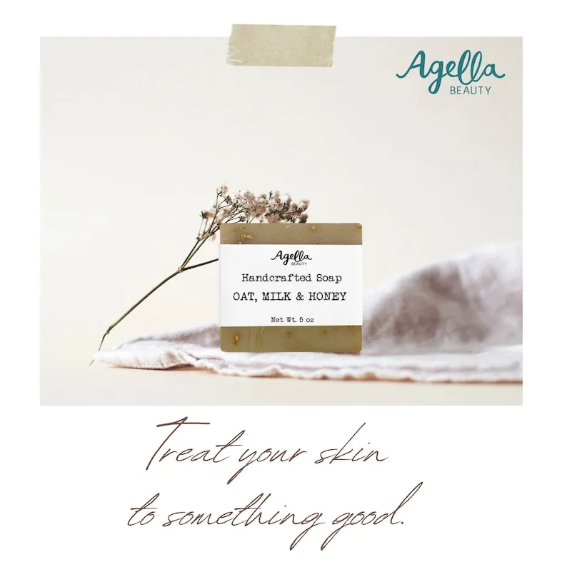 Oatmeal Milk and Honey Bar Soap