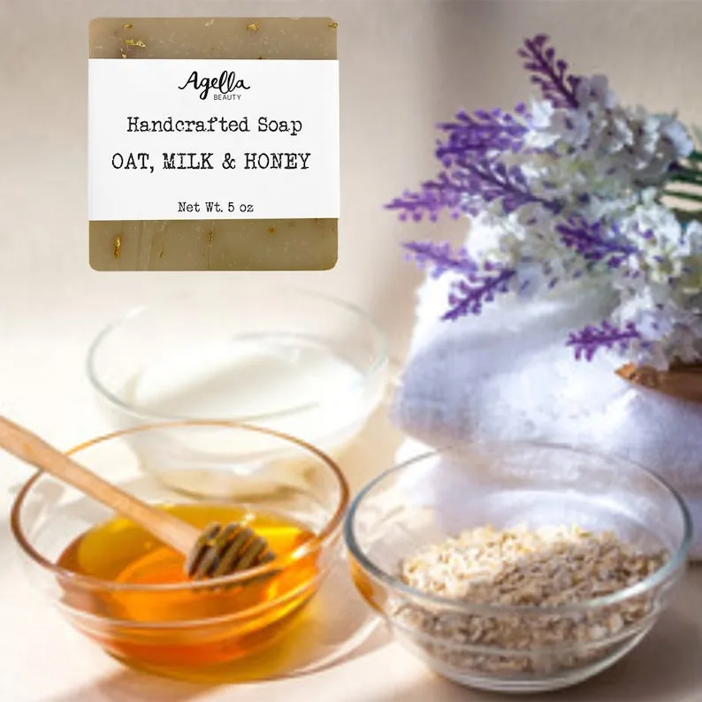 Oatmeal Milk and Honey Bar Soap
