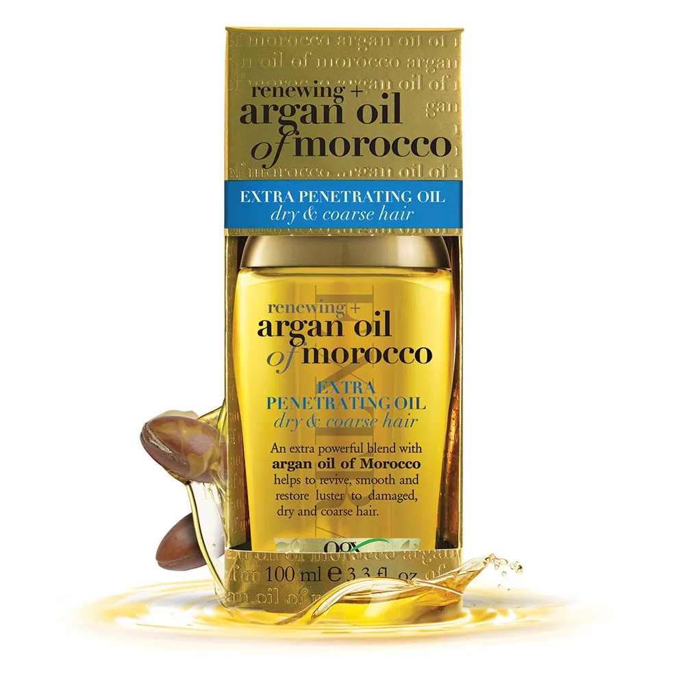 Ogx RENEWING   Argan Oil Of Morocco Extra Penetrating Oil زيت الاركان المغربي من او جي اكس