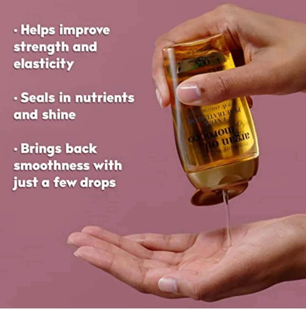 Ogx RENEWING   Argan Oil Of Morocco Extra Penetrating Oil زيت الاركان المغربي من او جي اكس