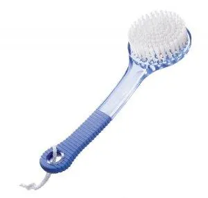 Olpchee Long Handle Bath Shower Body Brush Back Scrubber with Super Soft Nylon Bristles