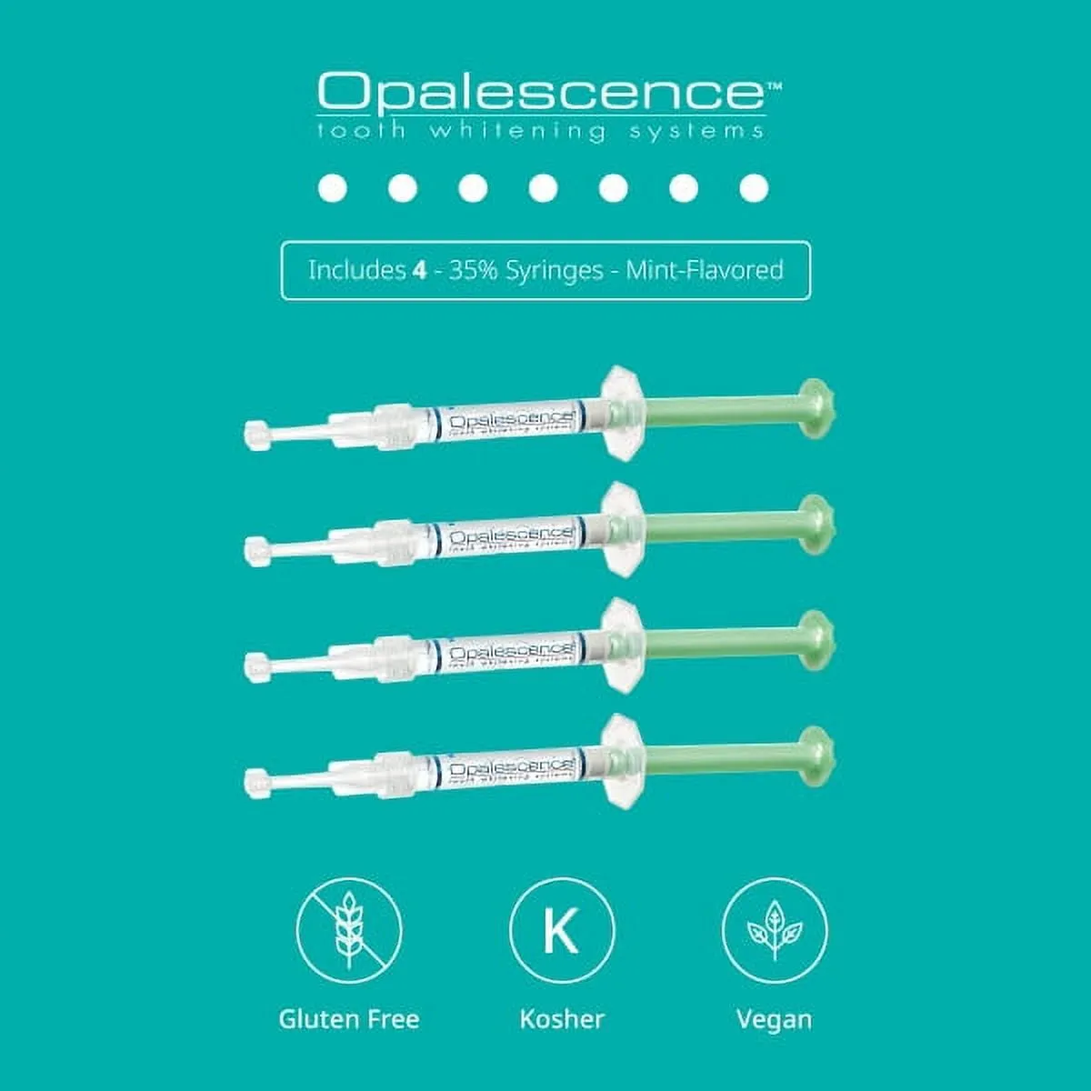 Opalescence Teeth Whitening Gel Syringes 35% Mint - Teeth Whitening, Oral Health - 4 Syringes