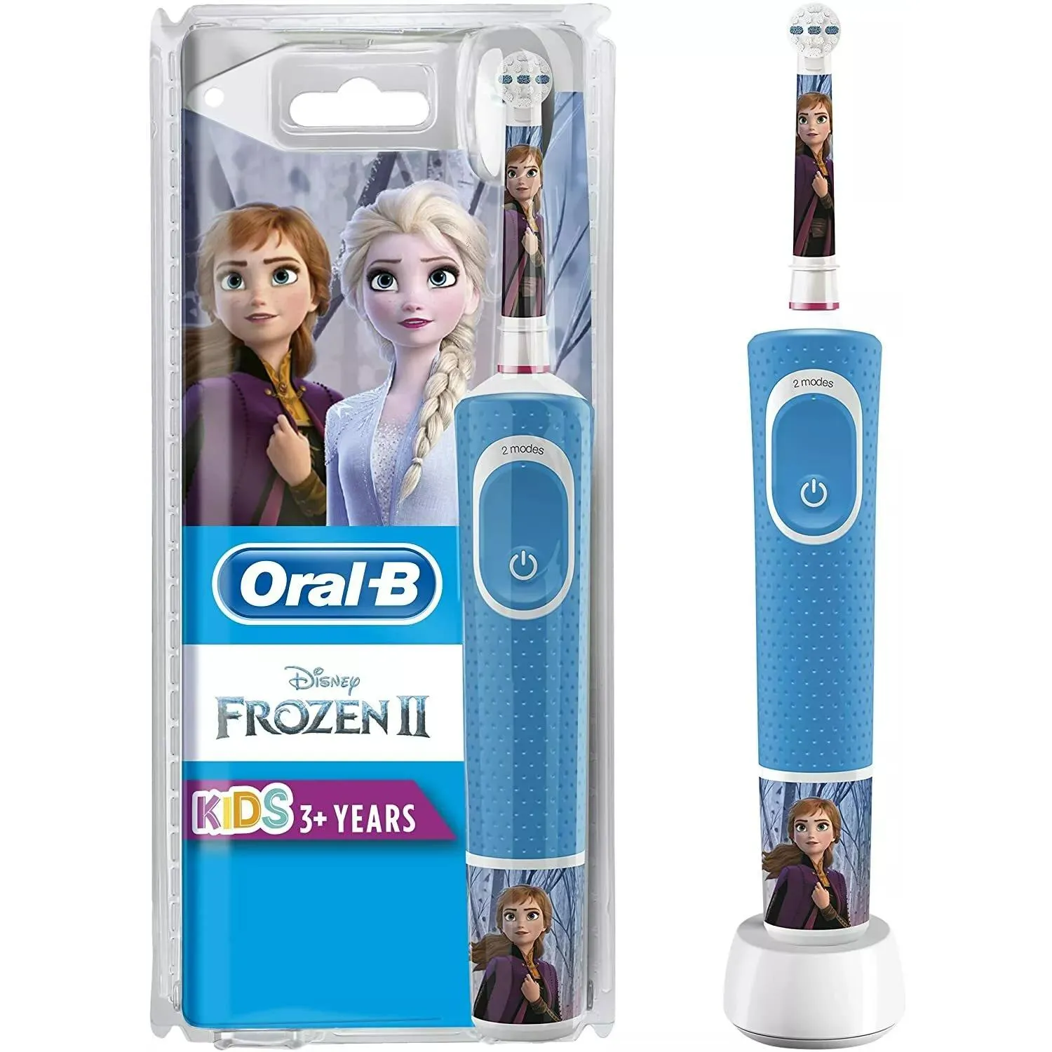 Oral-B Frozen Vitality Rechargeable Electric Toothbrush with 4 Stickers
