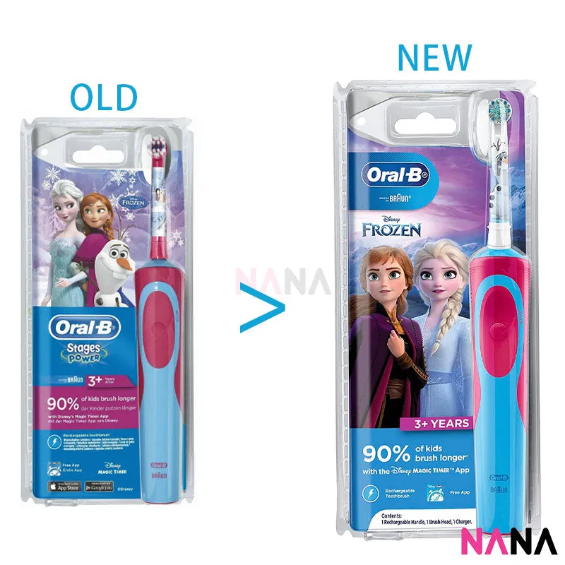 Oral-B Stages Rechargeable Electric Toothbrush with Frozen Characters Extra-soft