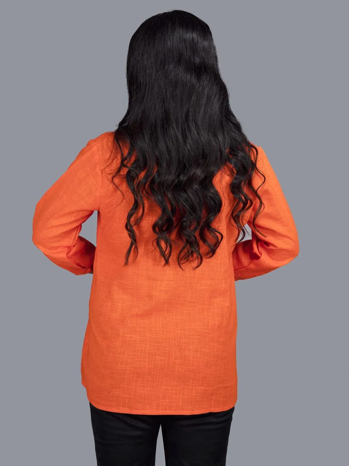 Orange Slab Cotton Top