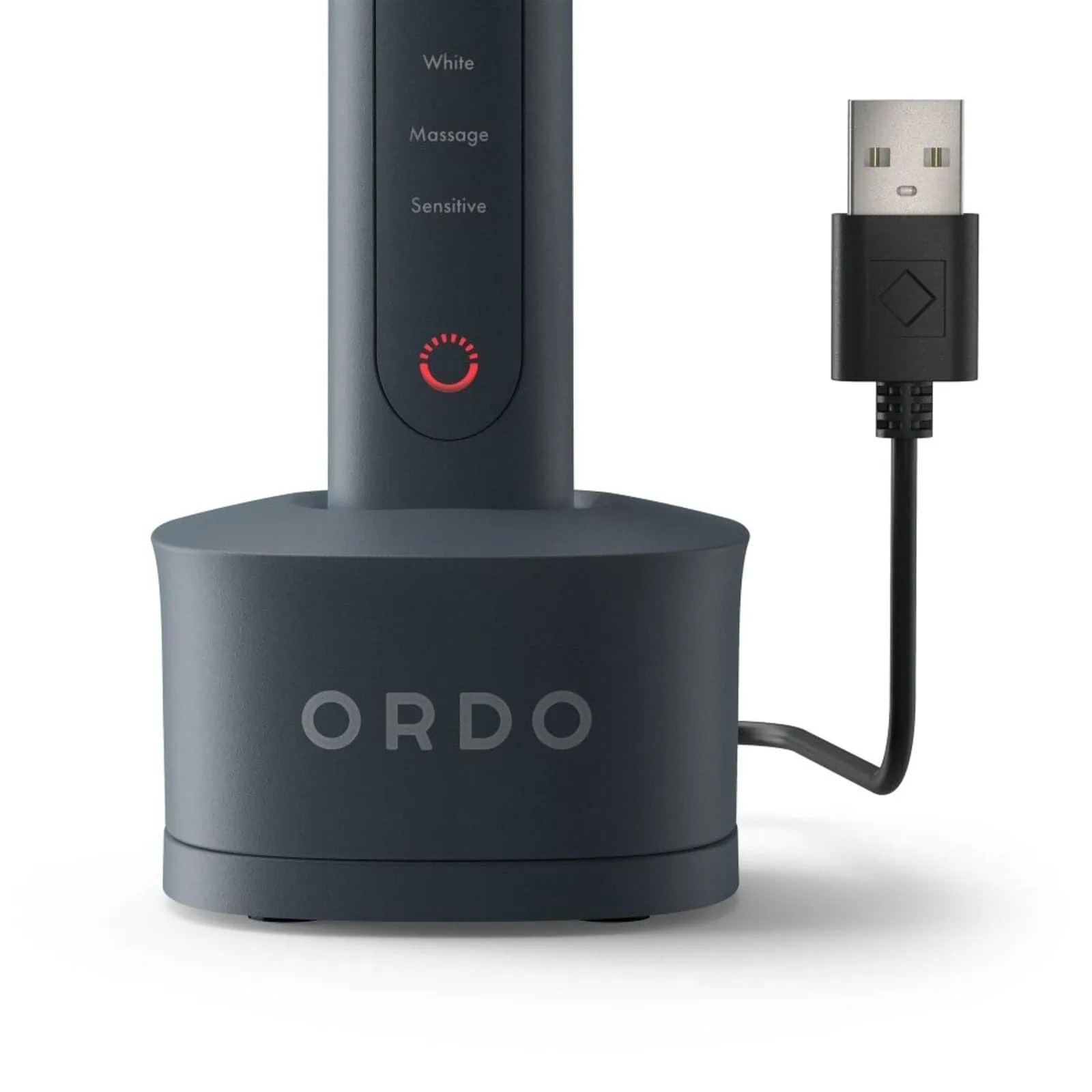 Ordo Sonic  Electric Toothbrush & Charging Travel Case Charcoal Grey