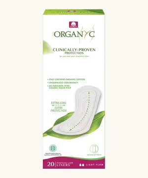Organyc 24 Light Flow Panty Liner Sanitary Pads