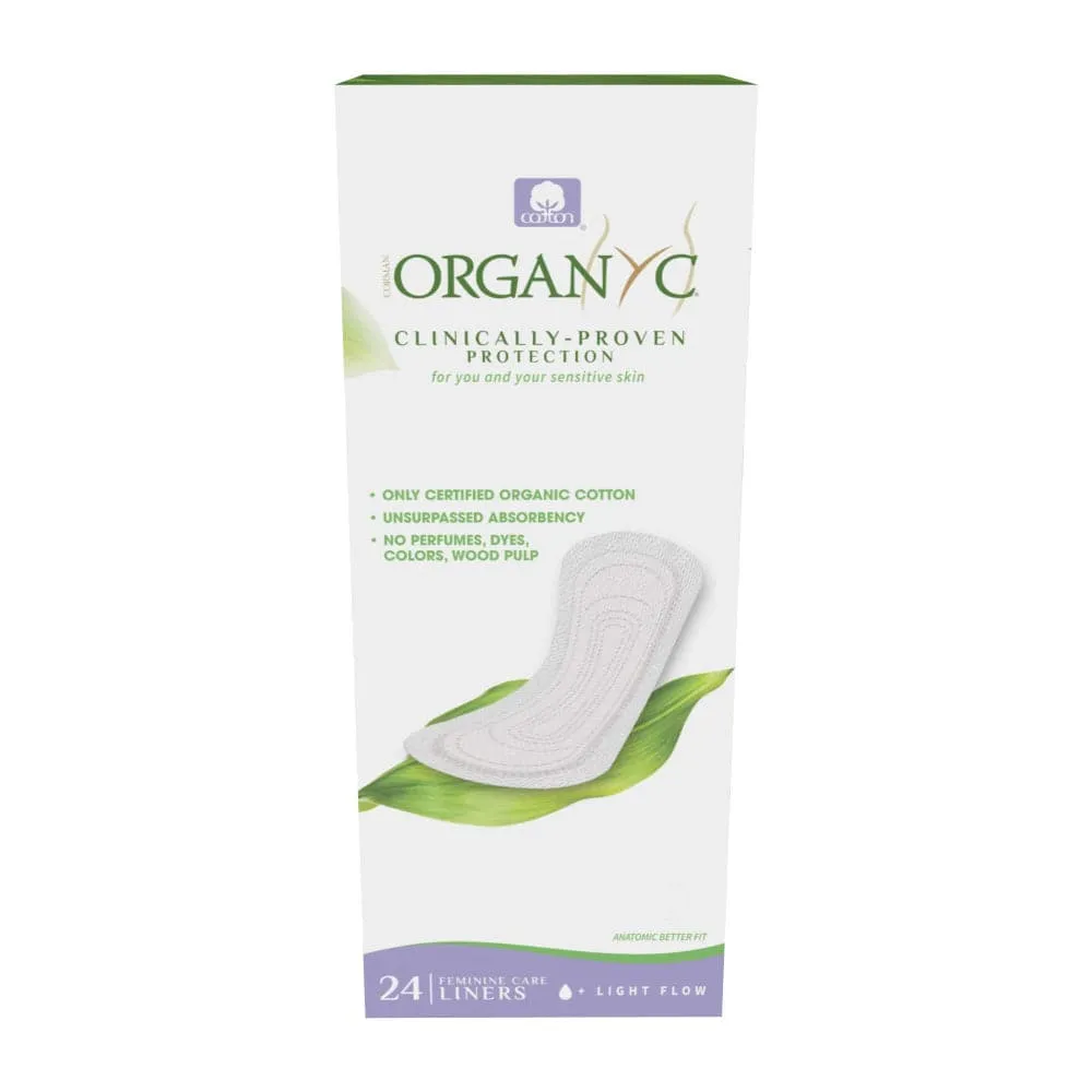 Organyc - Flat Panty Liner 24 PC - Pack of 1