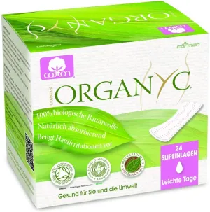 ORGANYC - Organic Cotton Folded Panty Liners Light fl.ow - 24 Count