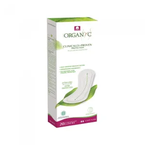 Organyc - Organic Cotton Panty Liners - Extra Long (Flat 20 pack)