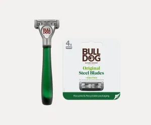 Original Glass Razor   4 Refills
