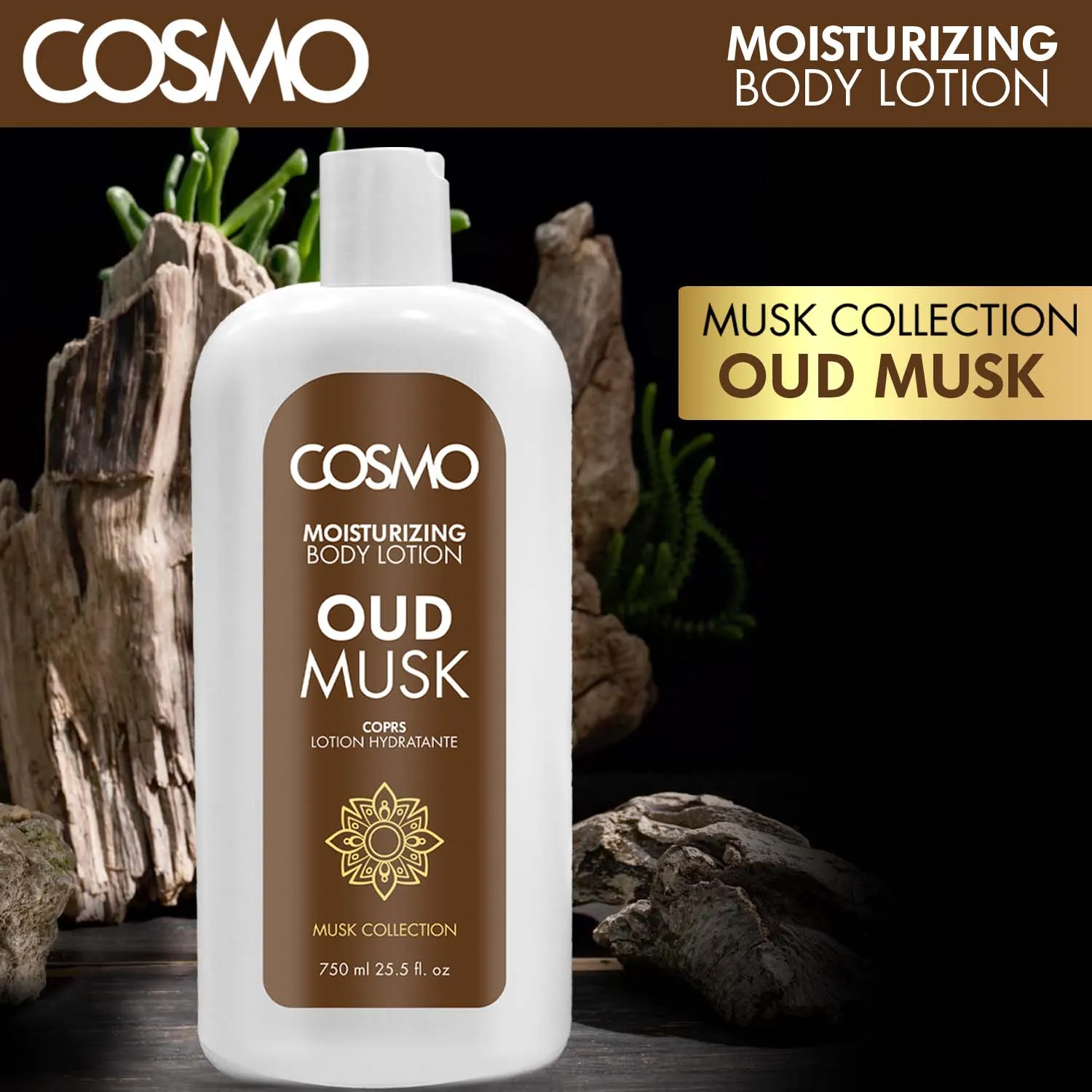 OUD MUSK - MOISTURIZING BODY LOTION 750ML