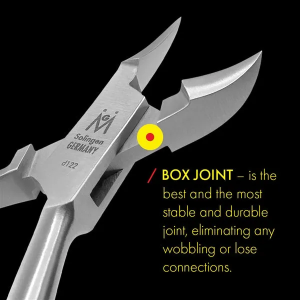 p122 - Combination Concave & Straight Nail and Toenail Nippers FINOX® Surgical Stainless Steel