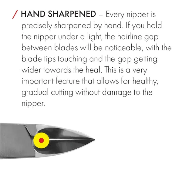 p122 - Combination Concave & Straight Nail and Toenail Nippers FINOX® Surgical Stainless Steel