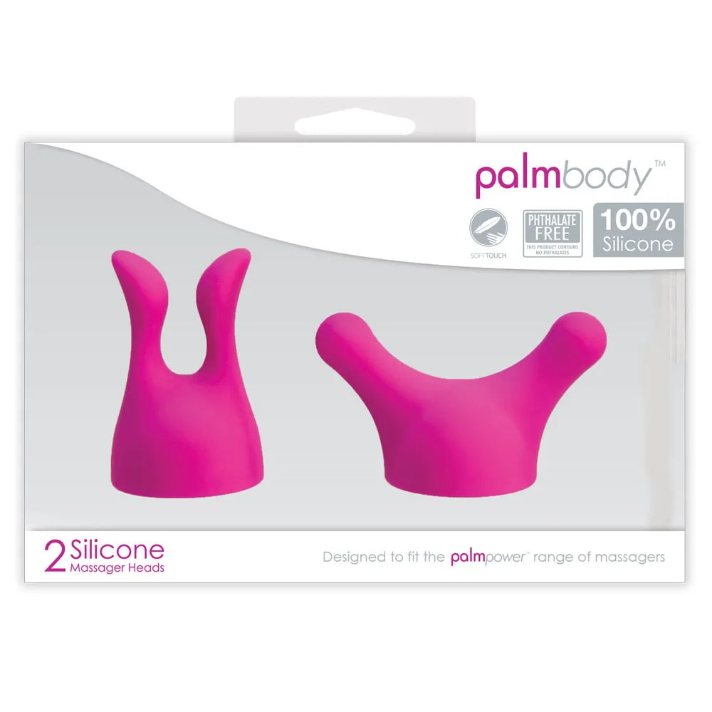PalmPower PalmBody Silicone Massager Heads 2-Pack