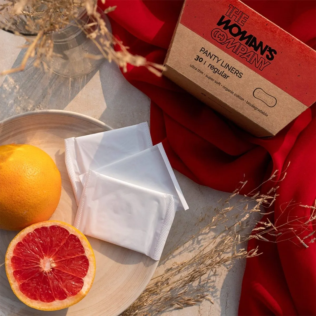Panty Liners for Women Rahes free, Organic Cotton & Biodegradable