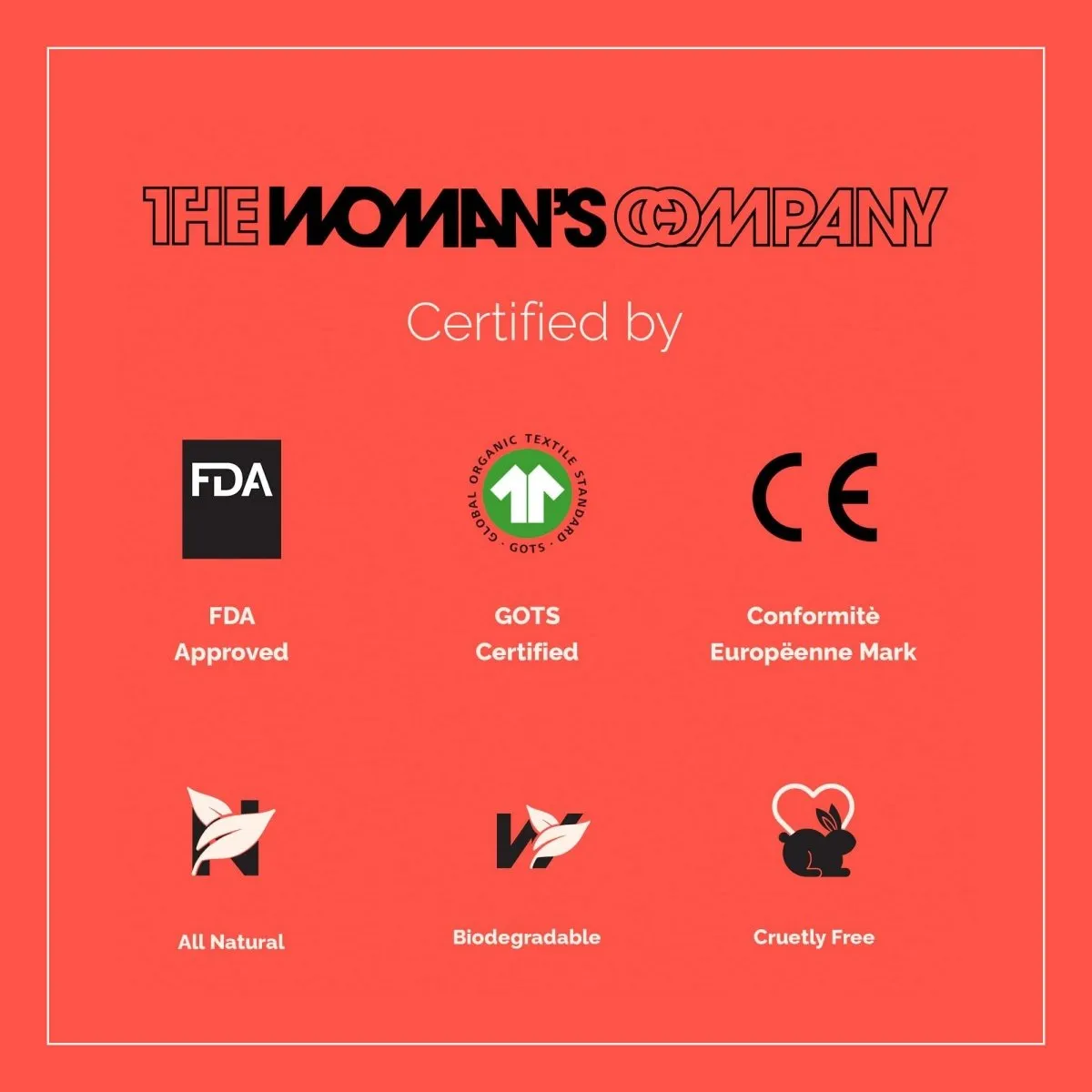 Panty Liners for Women Rahes free, Organic Cotton & Biodegradable