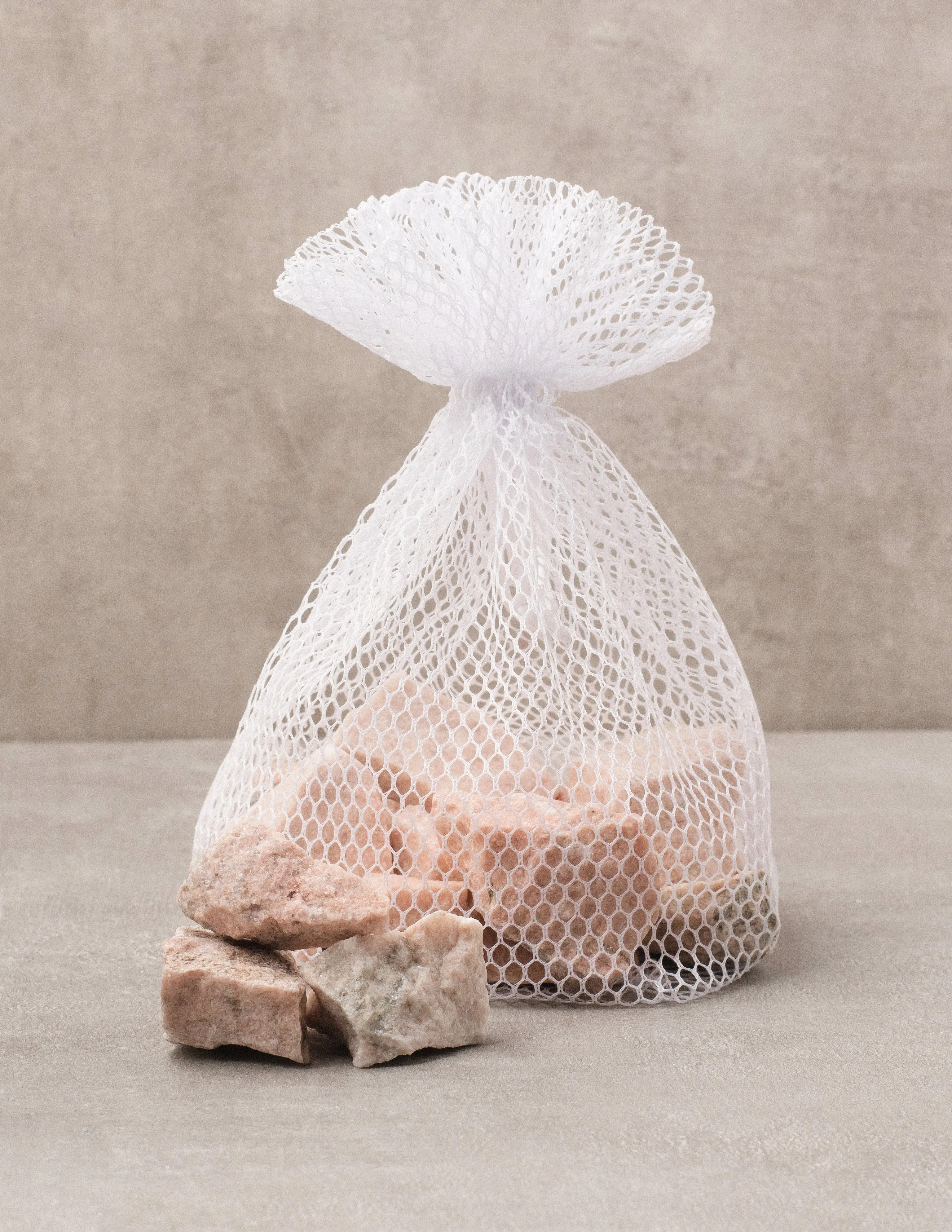 Peach Moonstone Crystal Healing Bath Stones