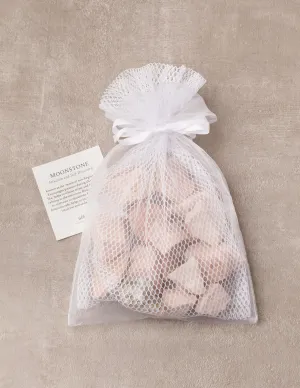 Peach Moonstone Crystal Healing Bath Stones