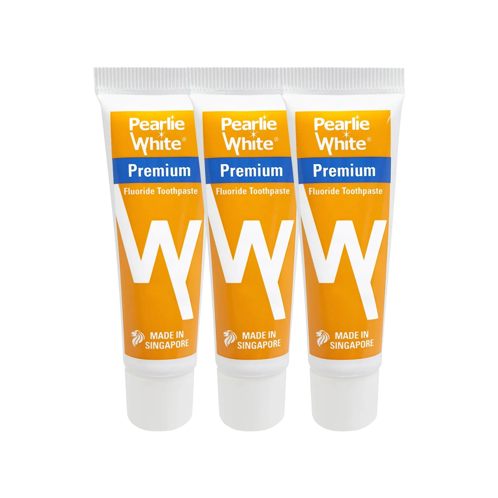 Pearlie White Travel Premium Toothpaste 25g (Extra Gentle) x 3 Bundle