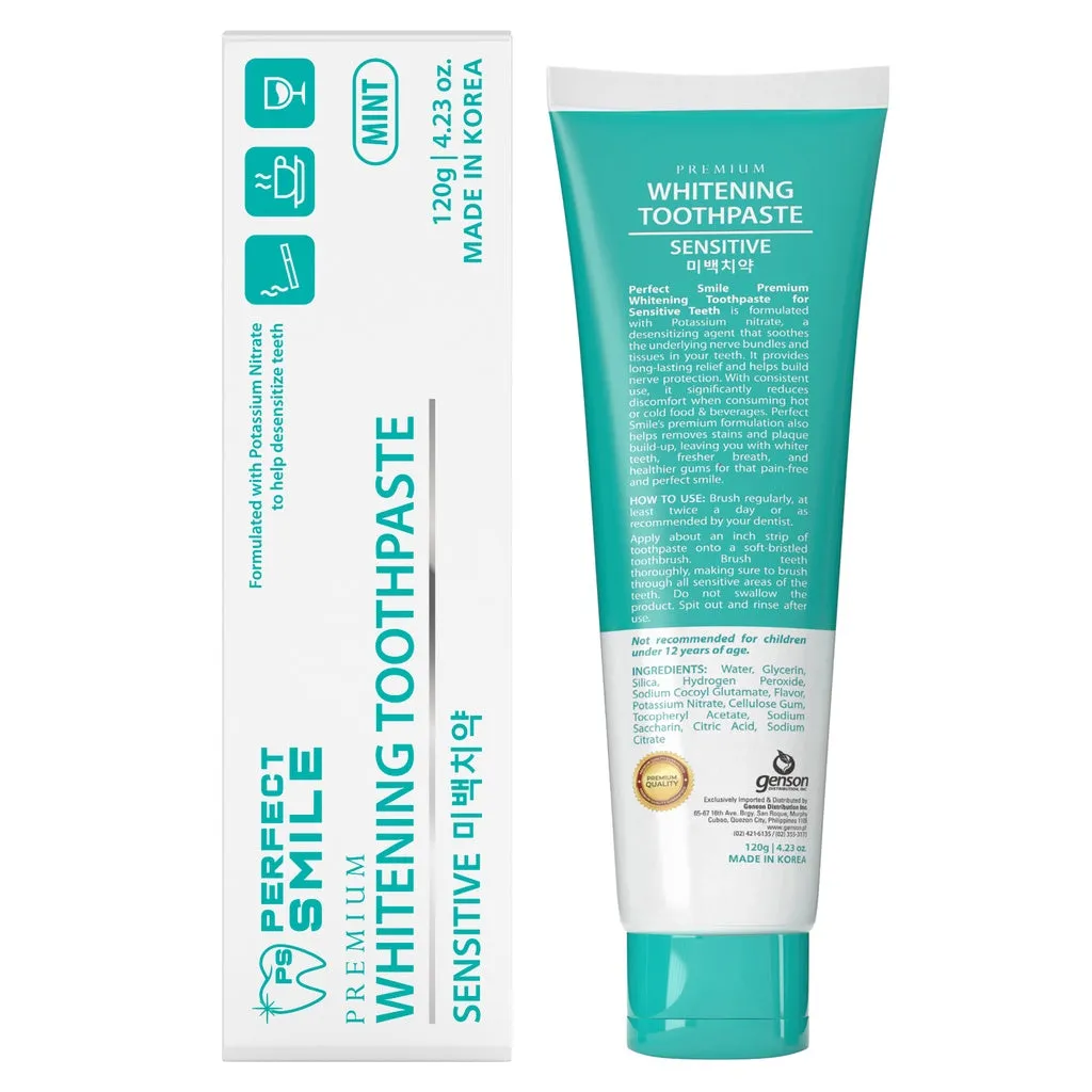 Perfect Smile Whitening Toothpaste Sensitive Mint