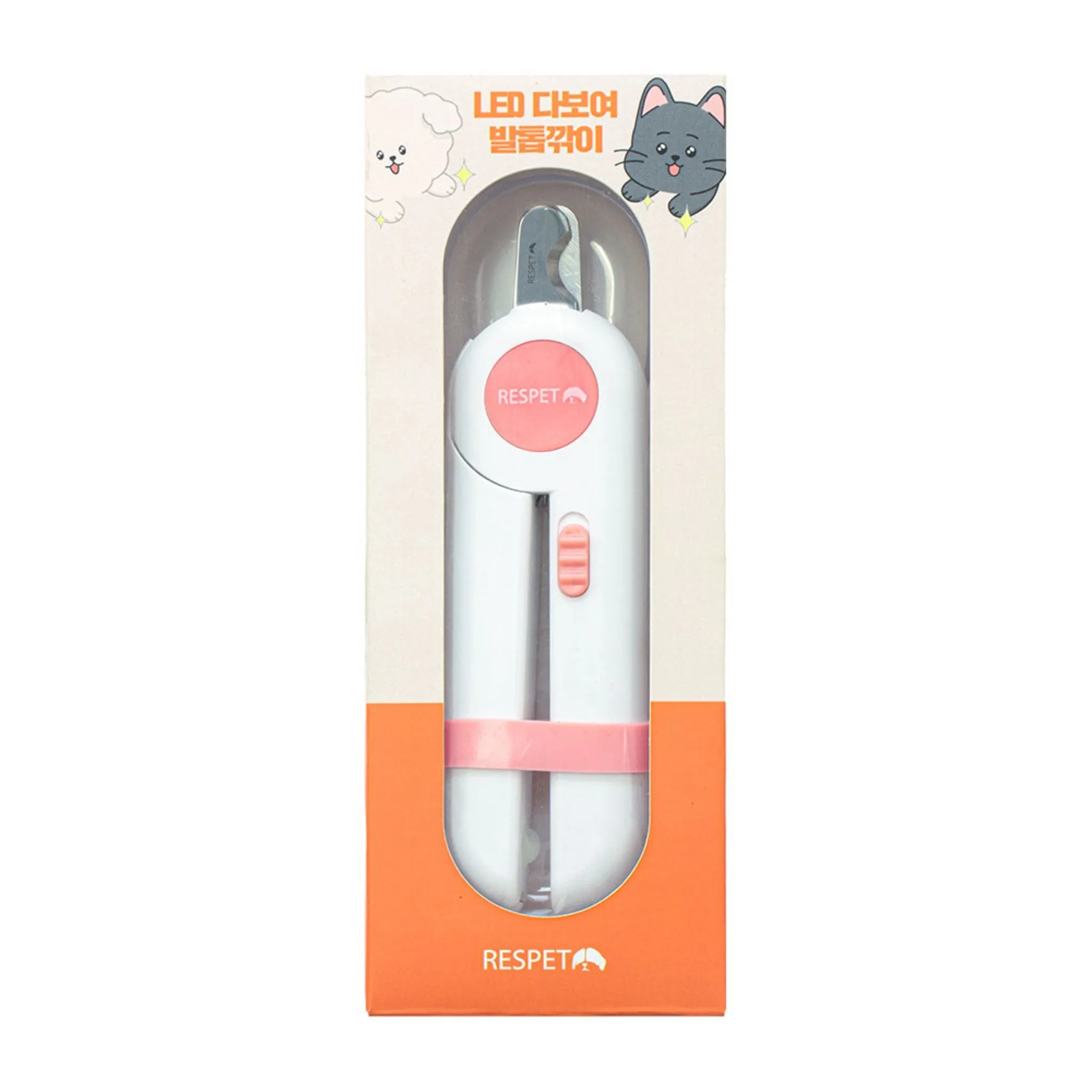 Pet Nail Clipper with LED Light, 4.3 x 15 cm, Pink, 1 Piece - 🏆 #64 - Pet Supplies - Best of December
