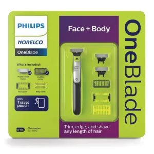 Philips Norelco OneBlade Face   Body Electric Trimmer and Shaver