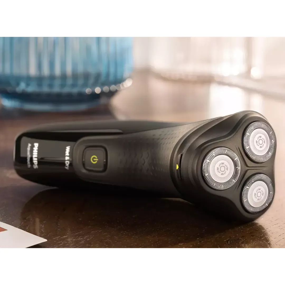Philips S1223/45 Cordless Electric Shaver, 3D Pivot & Flex Heads, 27 Comfort Cut Blades, Up to 40 Min of Shaving