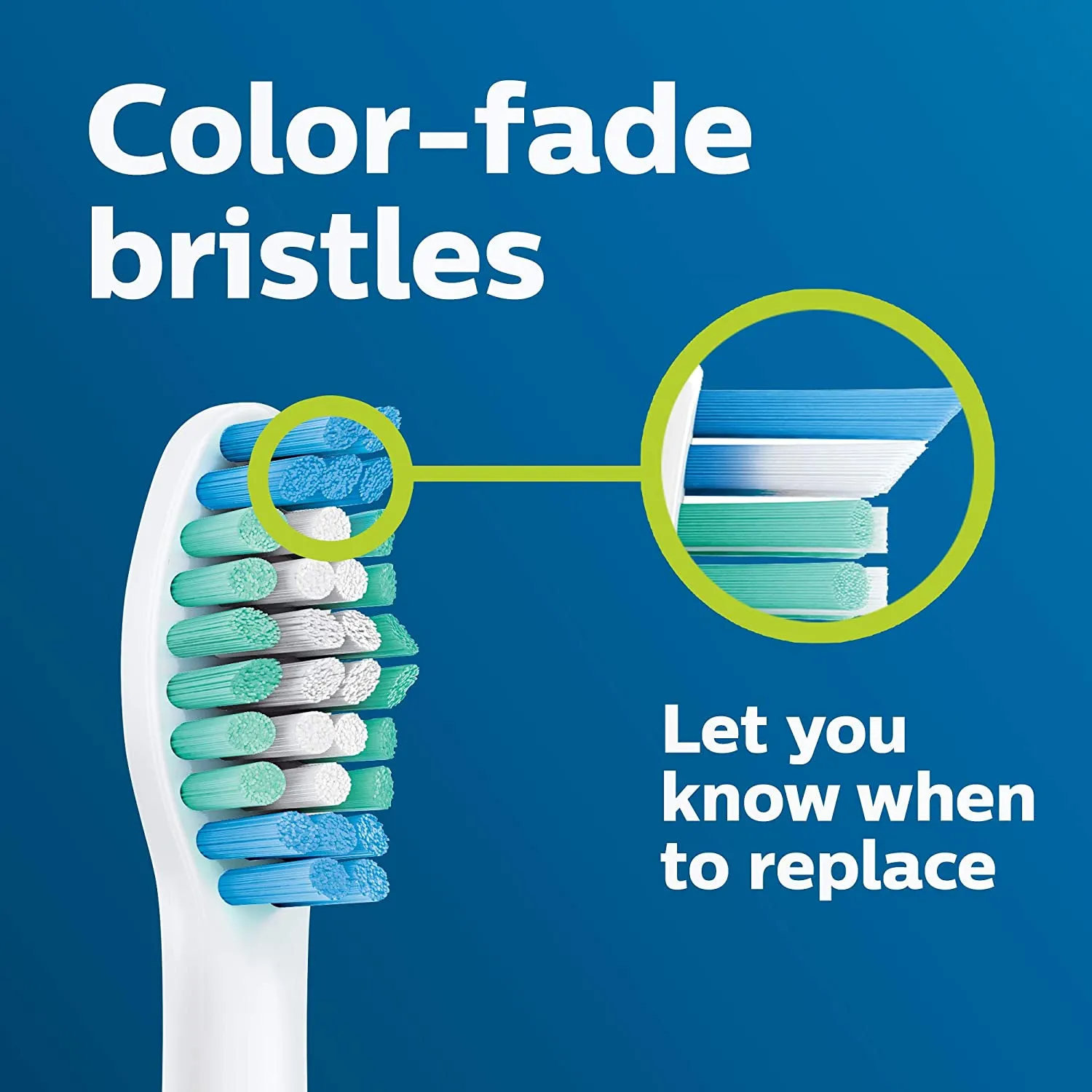 PHILIPS Sonicare Simply Clean Replacement Toothbrush Heads (5-Pack) - HX6015/03