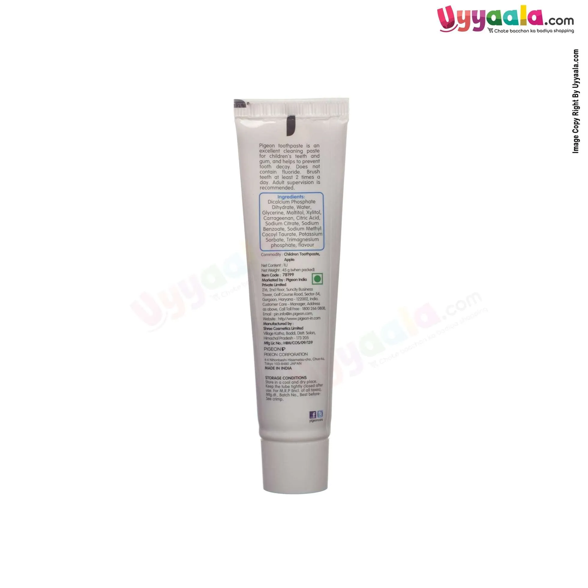 PIGEON Toothpaste for Children Apple - 45g
