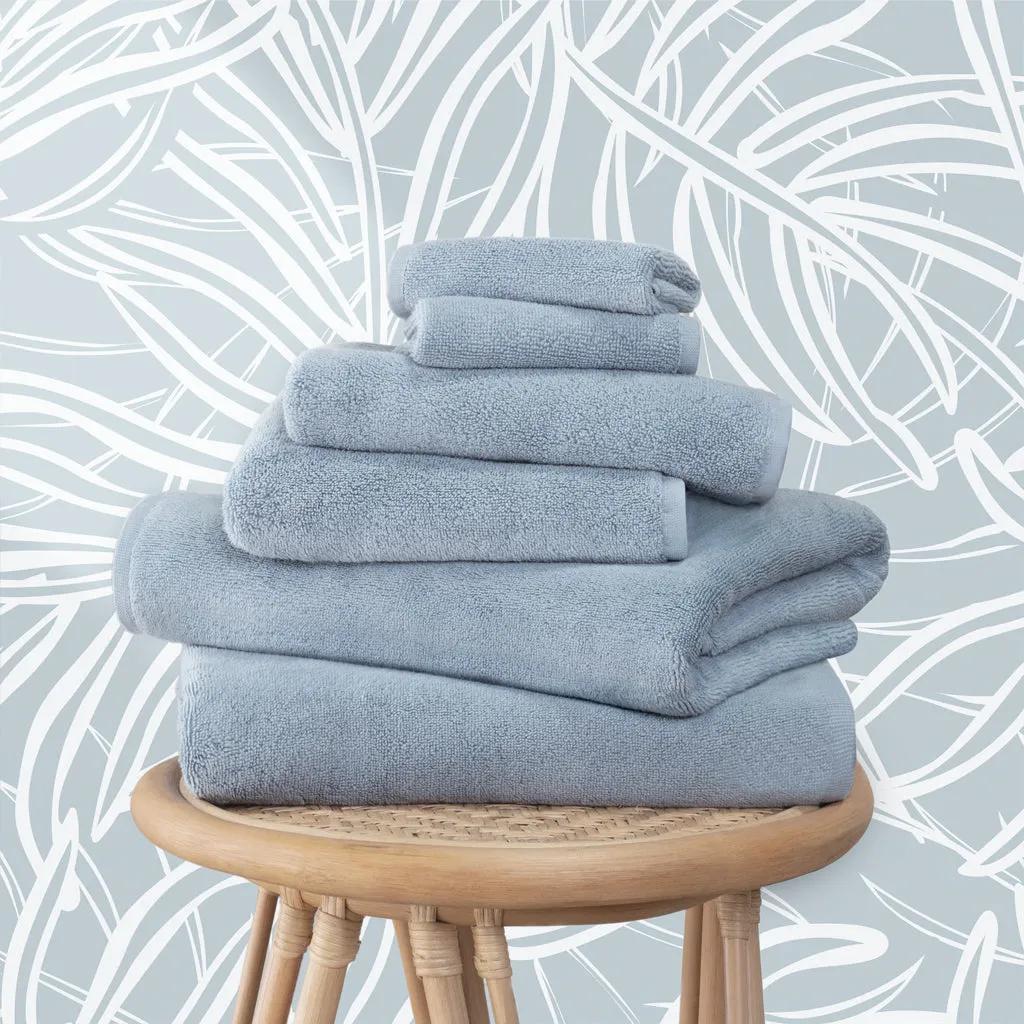 Plush Vista Blue Towel Resort Bundle (4 Wash   4 Hand   4 Bath Towels   2 Bath Sheets)